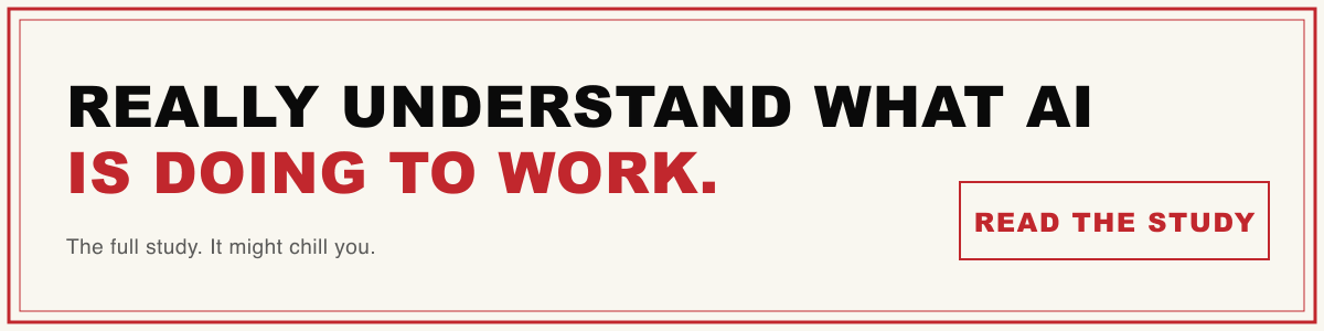 Really Understand What AI Is Doing to Work — The Full Study on AI Impact on Jobs
